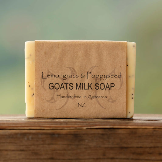 Goat Milk Soap (Lemongrass & Poppyseed)